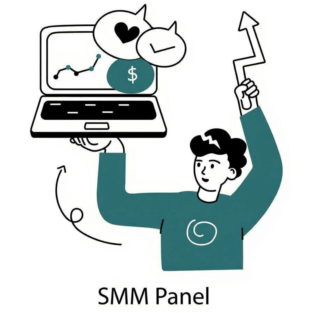 Illustration of SMM Panel boosting social media growth and engagement
